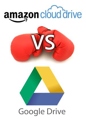 Amazon Cloud Drive vs Google Drive
