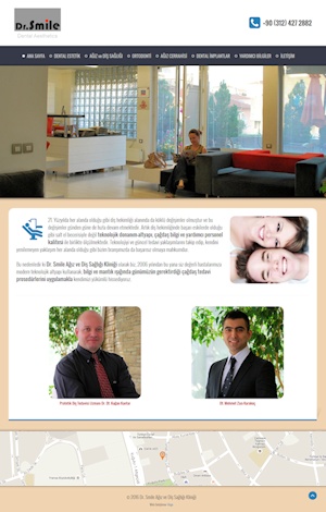 Dr. Smile web sitesi Dr. Smile web sitesi